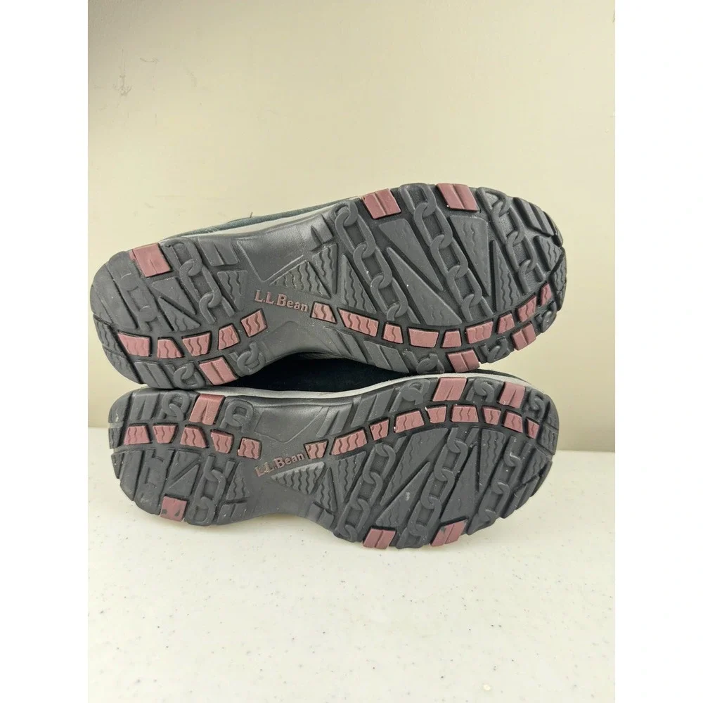 LL Bean‎ Hiking Boots Women's Size 8M TEK Primaloft 200 g #296491 Black/Gray